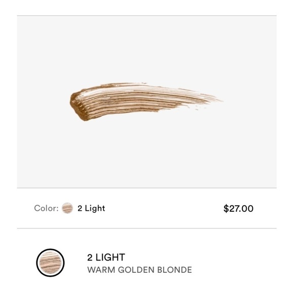 BENEFIT Warm Golden Blonde 2 Gimme Brow+ Tinted Volumizing Eyebrow Gel - Picture 4 of 4